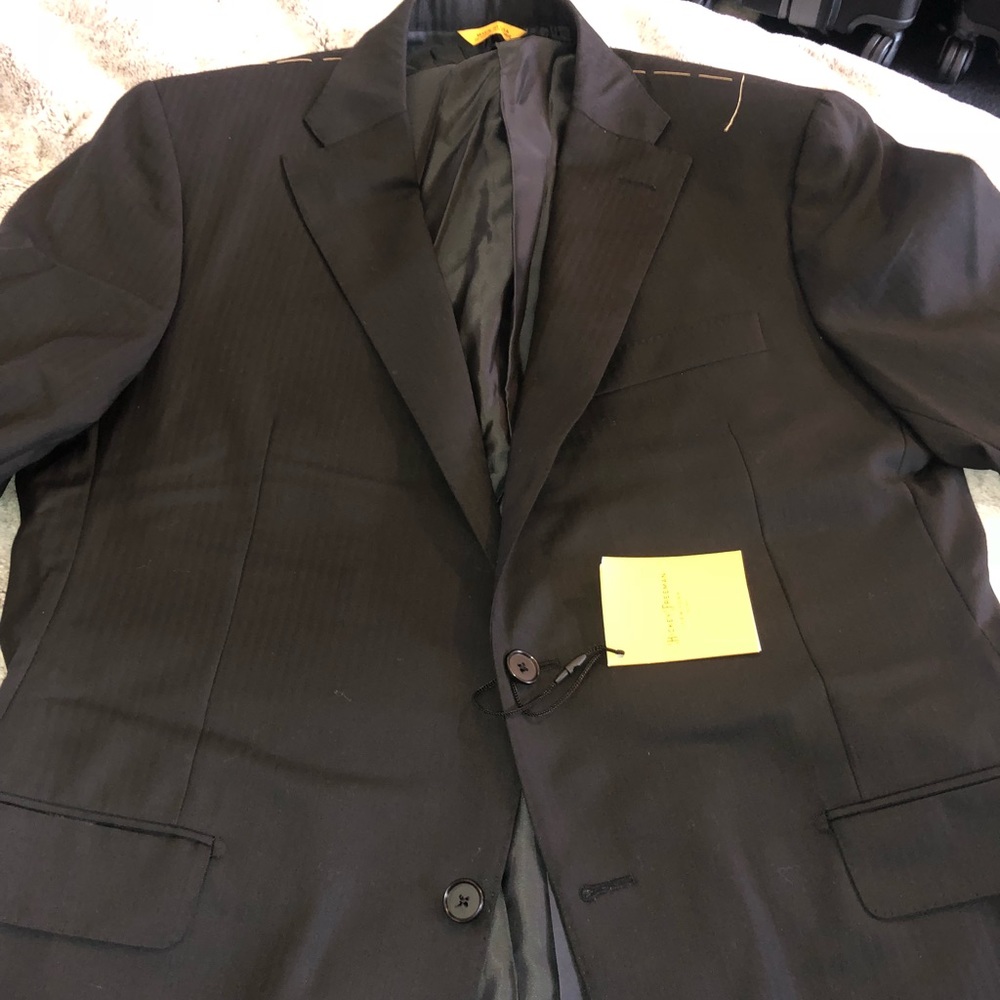 Hickey Freeman By Loro Piana hamilton BLK Jacket - Picture 1 of 8
